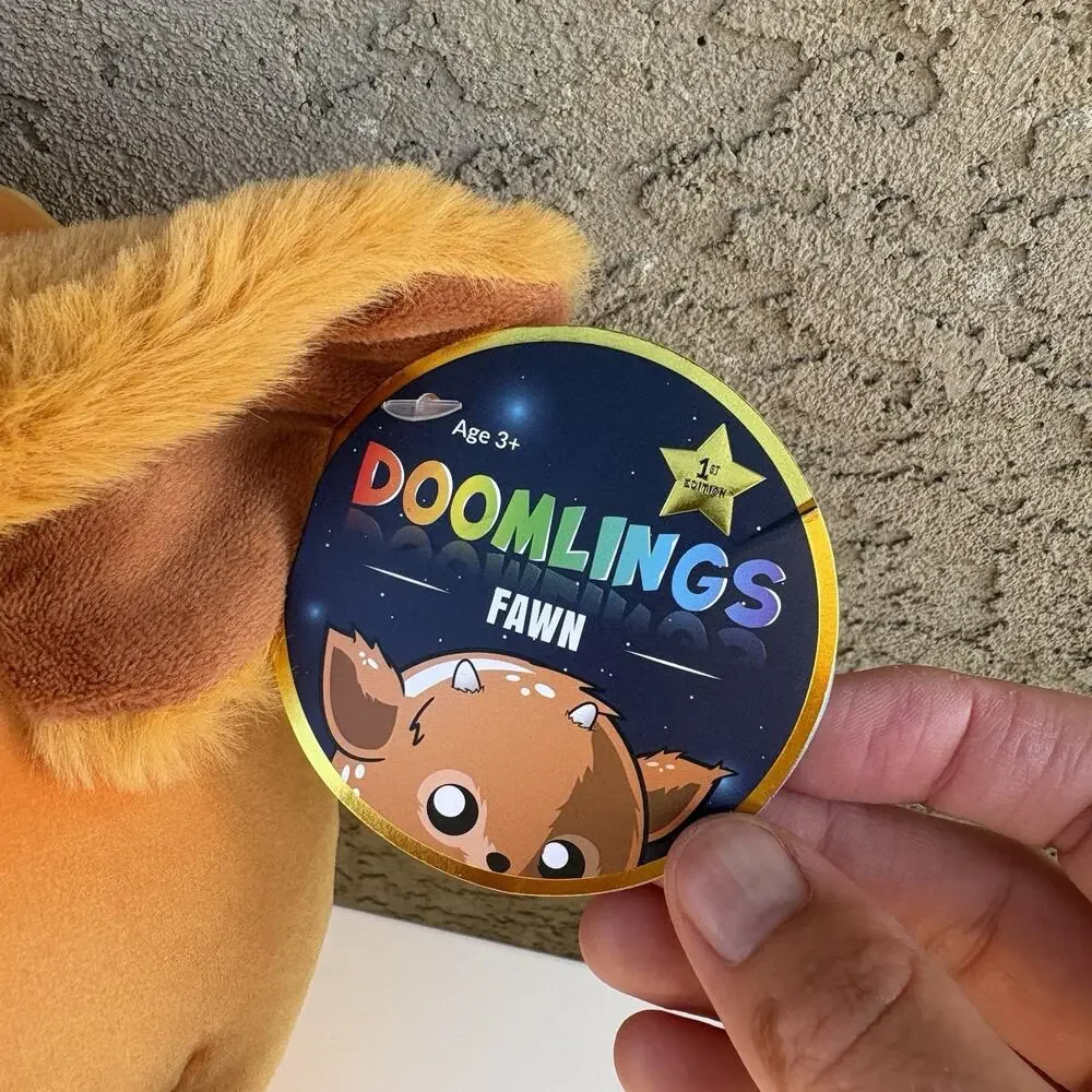 New Doomlings Fawn Plush NWT 10